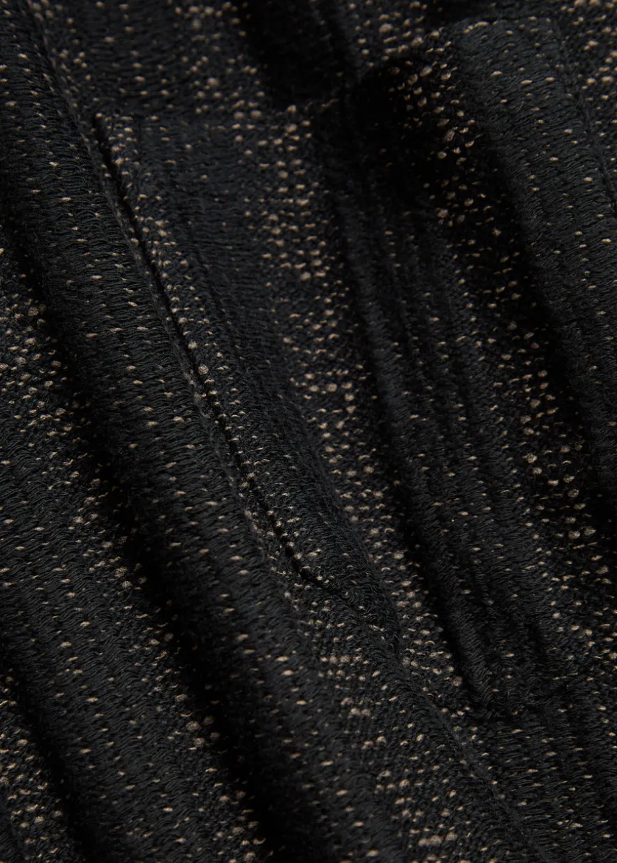 Lorimer two-toned cotton-blend polo jumper