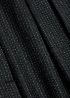 Lou pinstriped wide-leg trousers