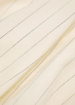 Lou pinstriped wide-leg trousers