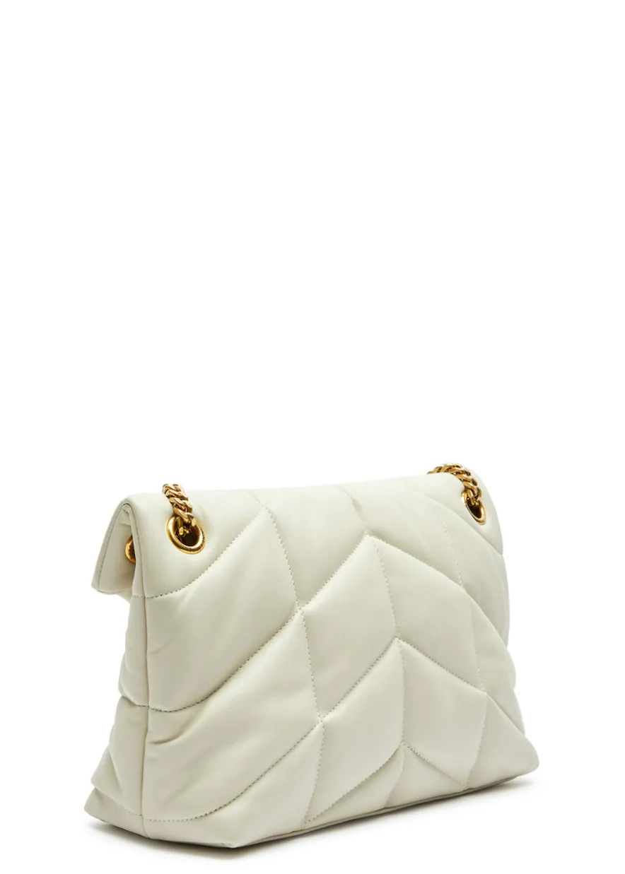 Lou Puffer small leather shoulder bag