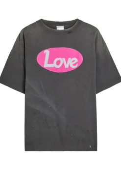 Love printed cotton T-shirt