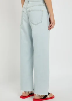 Low Curve barrel-leg jeans