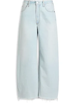 Low Curve barrel-leg jeans