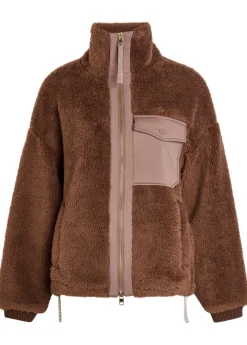 Lowell panelled fleece jacket