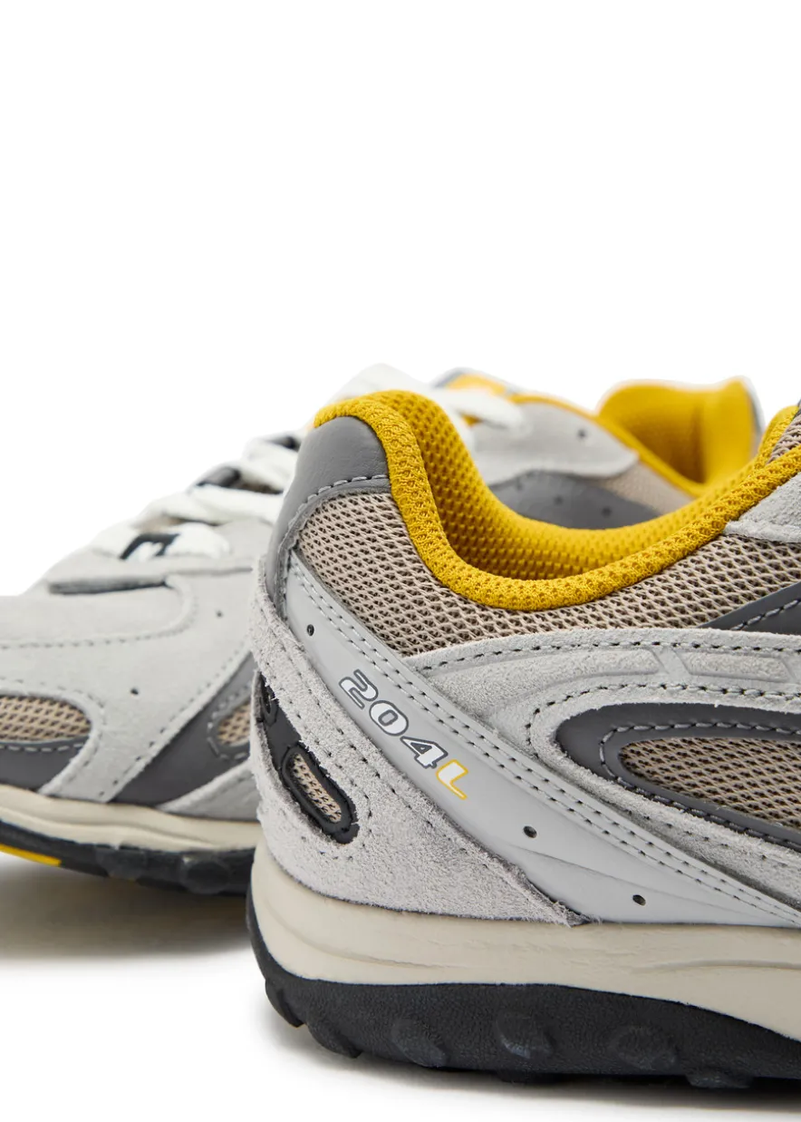 204L panelled mesh sneakers