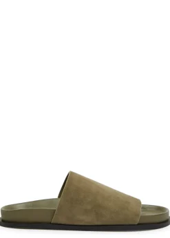 Luca woven leather sliders