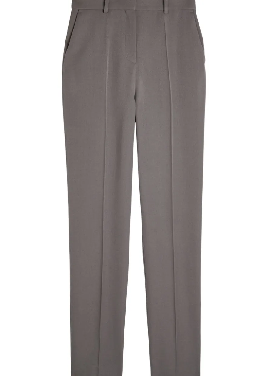 Lucia slim-leg wool trousers