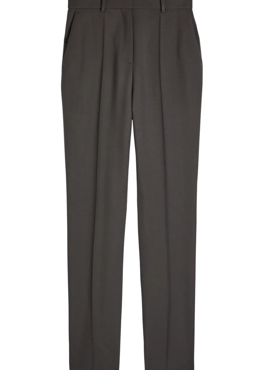 Lucia slim-leg wool trousers