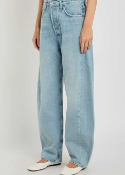 Luna barrel-leg jeans