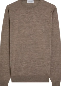 Lundy fine-knit merino wool jumper