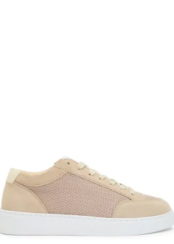 Luxor Slim panelled mesh-knit sneakers