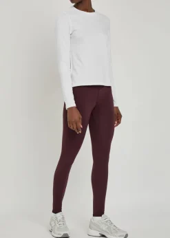 Lux stretch-jersey top