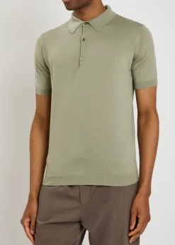 Macloud merino wool polo shirt