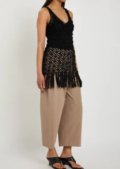 Macramé cotton top