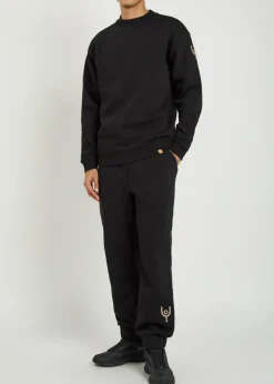 Magna logo-embroidered cotton-blend sweatpants
