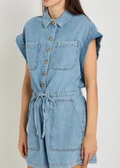 Maliah denim jumpsuit