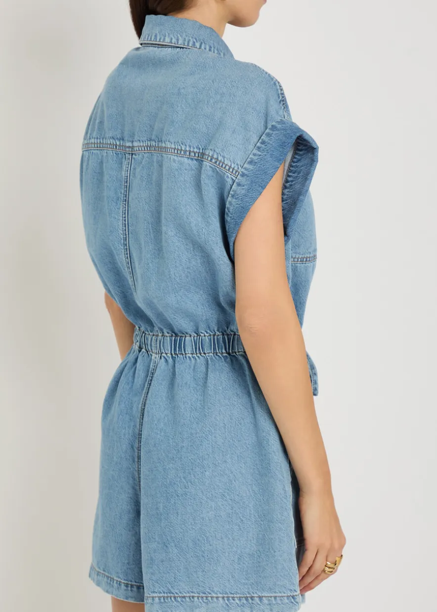 Maliah denim jumpsuit