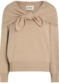 Malia layered-effect cashmere jumper