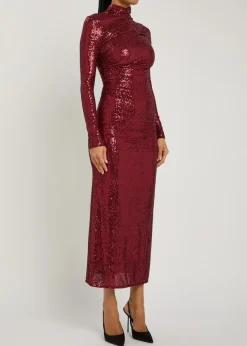 Malia sequin-embellished tulle gown