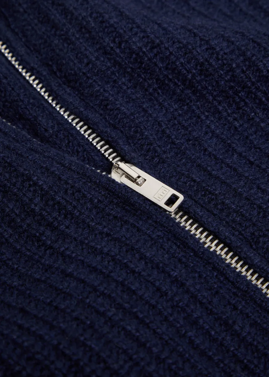 Mallam cashmere and wool-blend cardigan