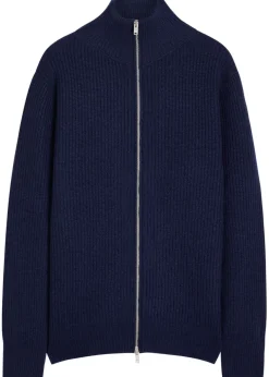 Mallam cashmere and wool-blend cardigan