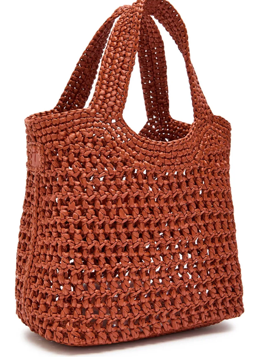 Manici mini raffia top handle bag
