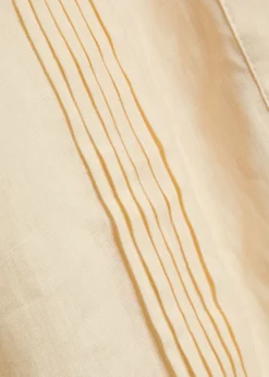 Manly Guayabera pleated linen shirt