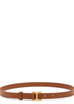 Marcie grained leather belt