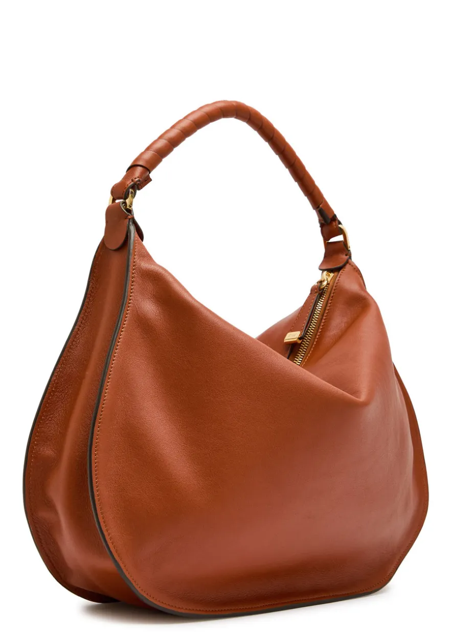 Marcie medium leather shoulder bag