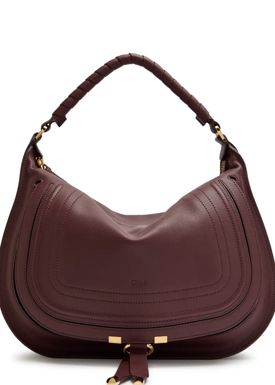 Marcie medium leather shoulder bag