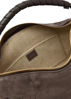 Marcie medium suede shoulder bag