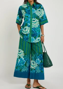 Margo floral-print cotton shirt