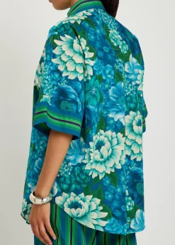 Margo floral-print cotton shirt
