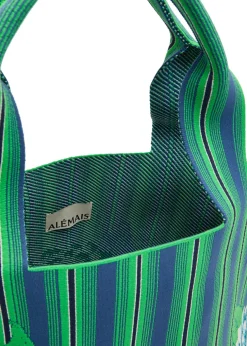 Margo jacquard knit tote bag