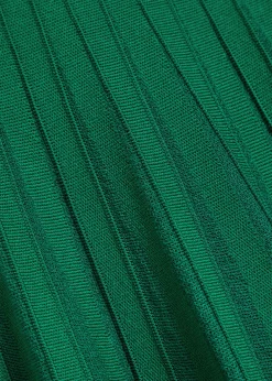 Margoux ribbed stretch-knit midi skirt