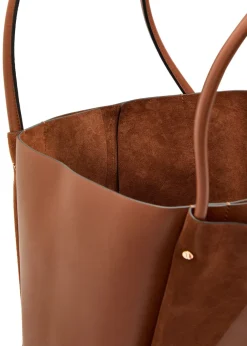 Marija leather tote bag