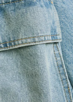 Marilou high-neck denim jacket