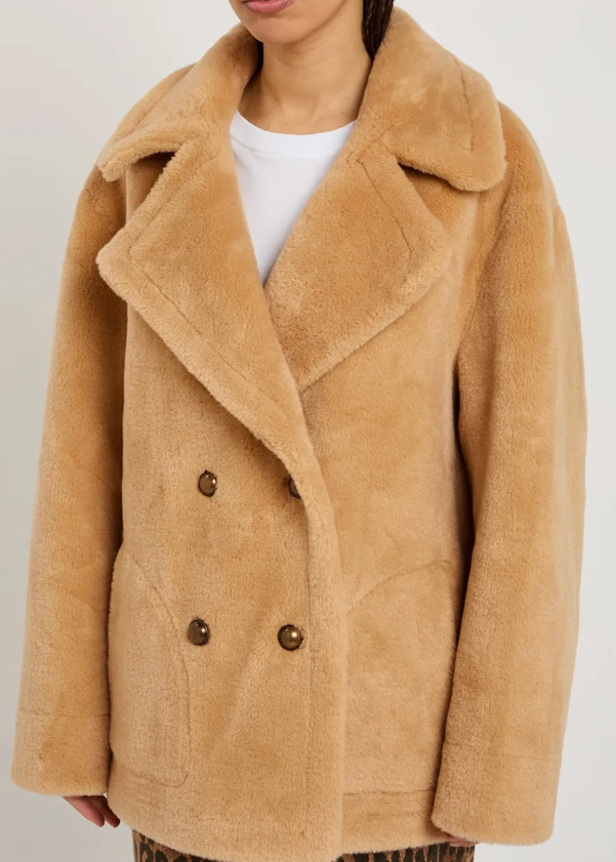 Mari reversible faux fur coat