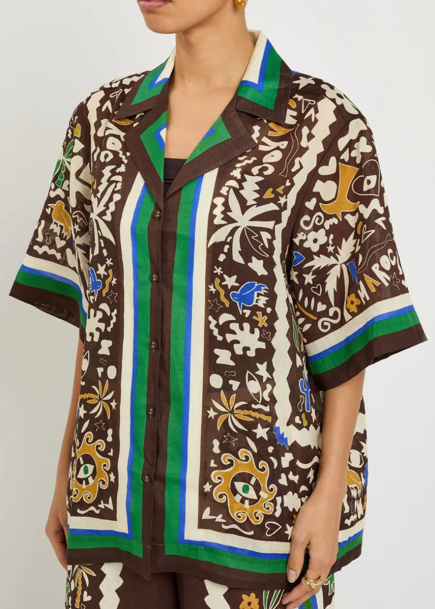 Maroc printed woven shirt