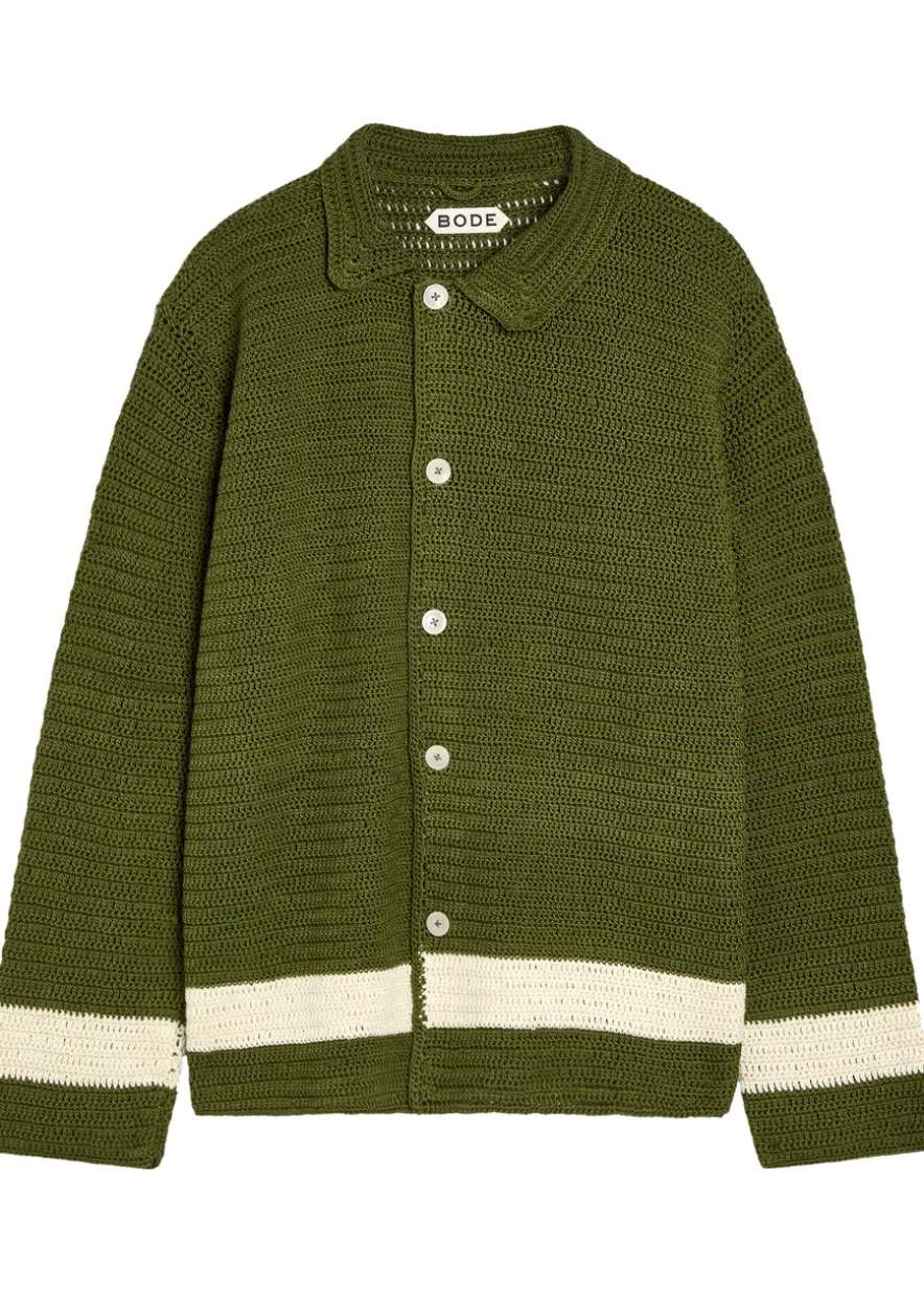Marsh crotchet-cotton shirt