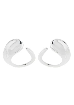 Marta sculpted hoop earrings
