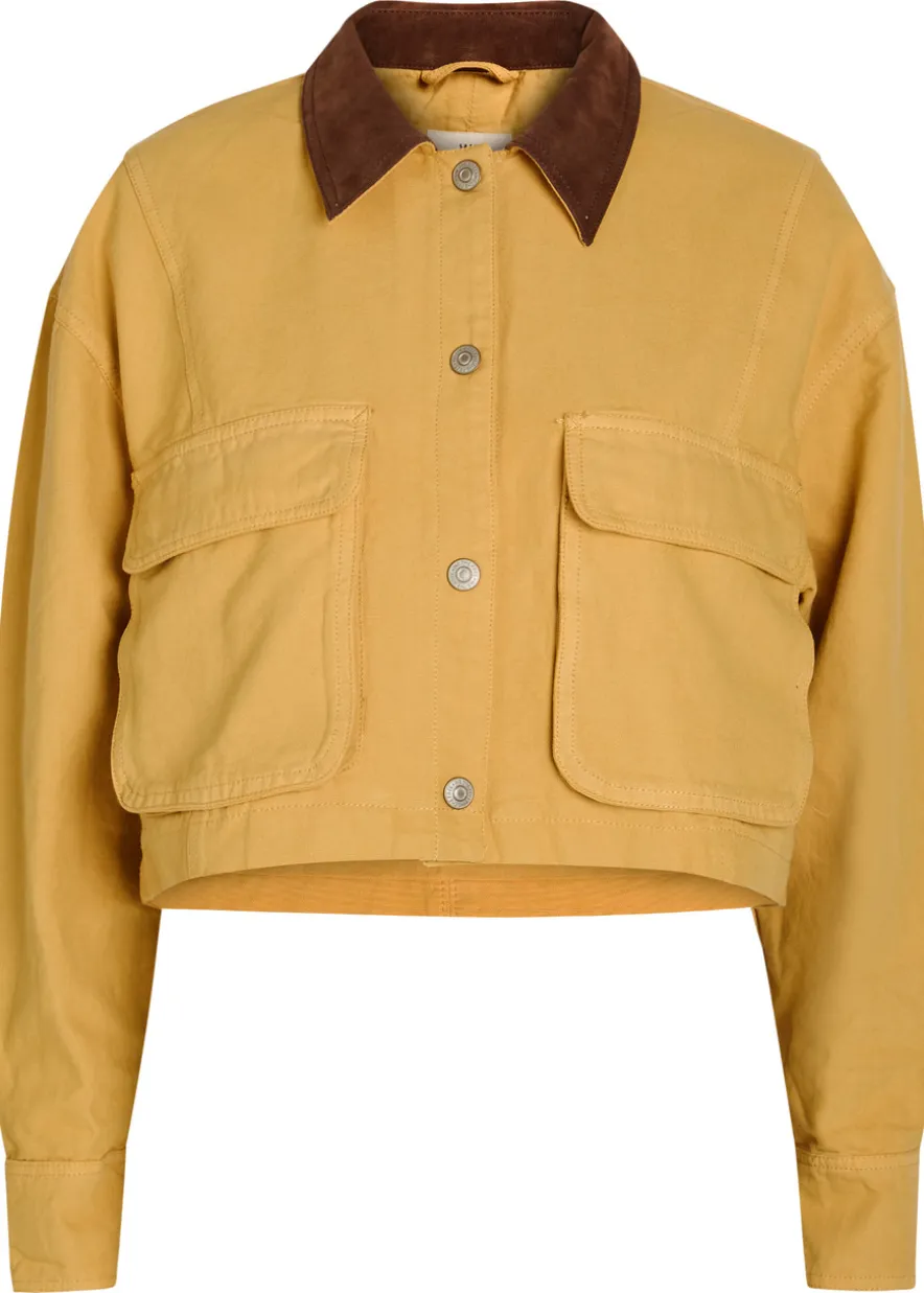 Martha cropped cotton-twill jacket