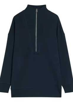 Masie half-zip stretch-jersey sweatshirt
