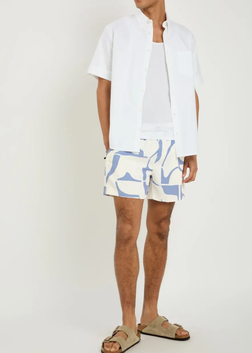 Massira patterned woven swim shorts