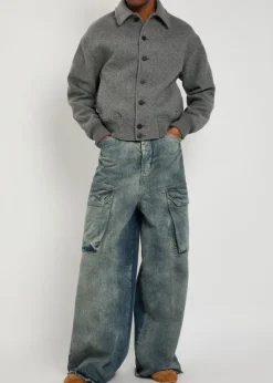 Mastodon Firbanks denim cargo trousers