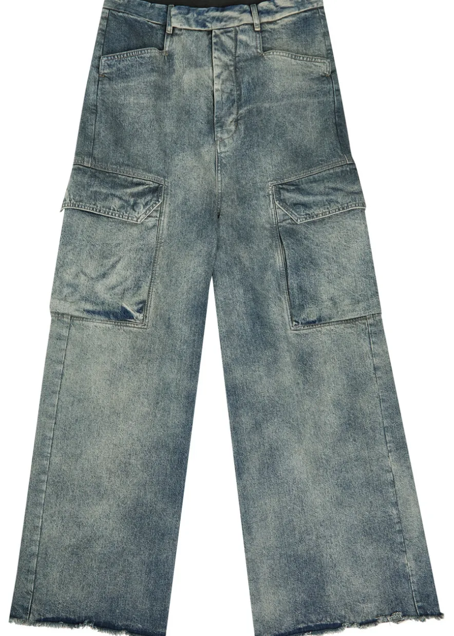 Mastodon Firbanks denim cargo trousers