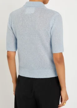 Masy cashmere and silk-blend top