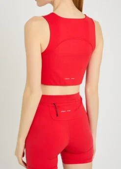 Maud stretch-jersey bra top
