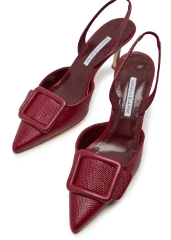 Mayslibi 70 slingback leather pumps