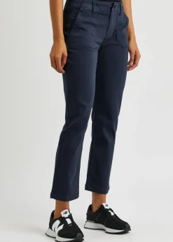 Mayslie cropped straight-leg jeans